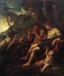 Olympos und Marsyas